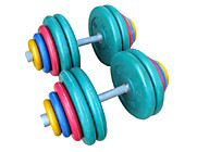 Разноцветные гантели